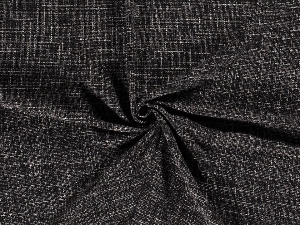Black Boucle Tweed Coating Fabric for Dressmaking, 145cm / 57" Wide - per metre