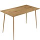 image 5 of Monza Table 120 centimeter in Oak/Oak Brown | Oak