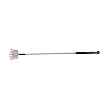 HySCHOOL Glitter Crown Riding Whip - Rainbow Glitter - 65cm