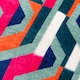 image 5 of Furn Metro Prism Velvet Cushion | Multi | Multicolour