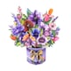 image 3 of Floral Fantasy Paper Bouquet 3D Vase Pop Up Card