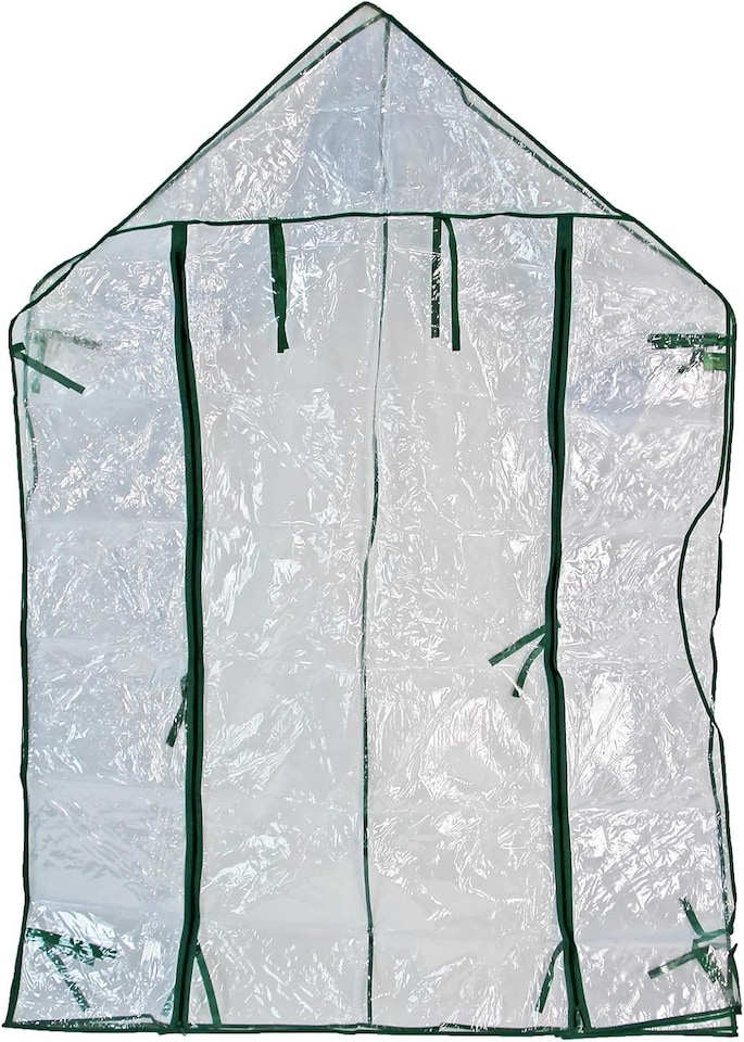 image 1 of Large Walk In Greenhouse PVC Cover
