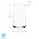 image 3 of Argon Tableware Tallo Highball Glasses - 480ml - Clear - Pack of 6 | Clear | Clear
