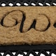 image 3 of JVL Orana Embossed Rubber Tuffscrape Coir Doormat, 40x70cm