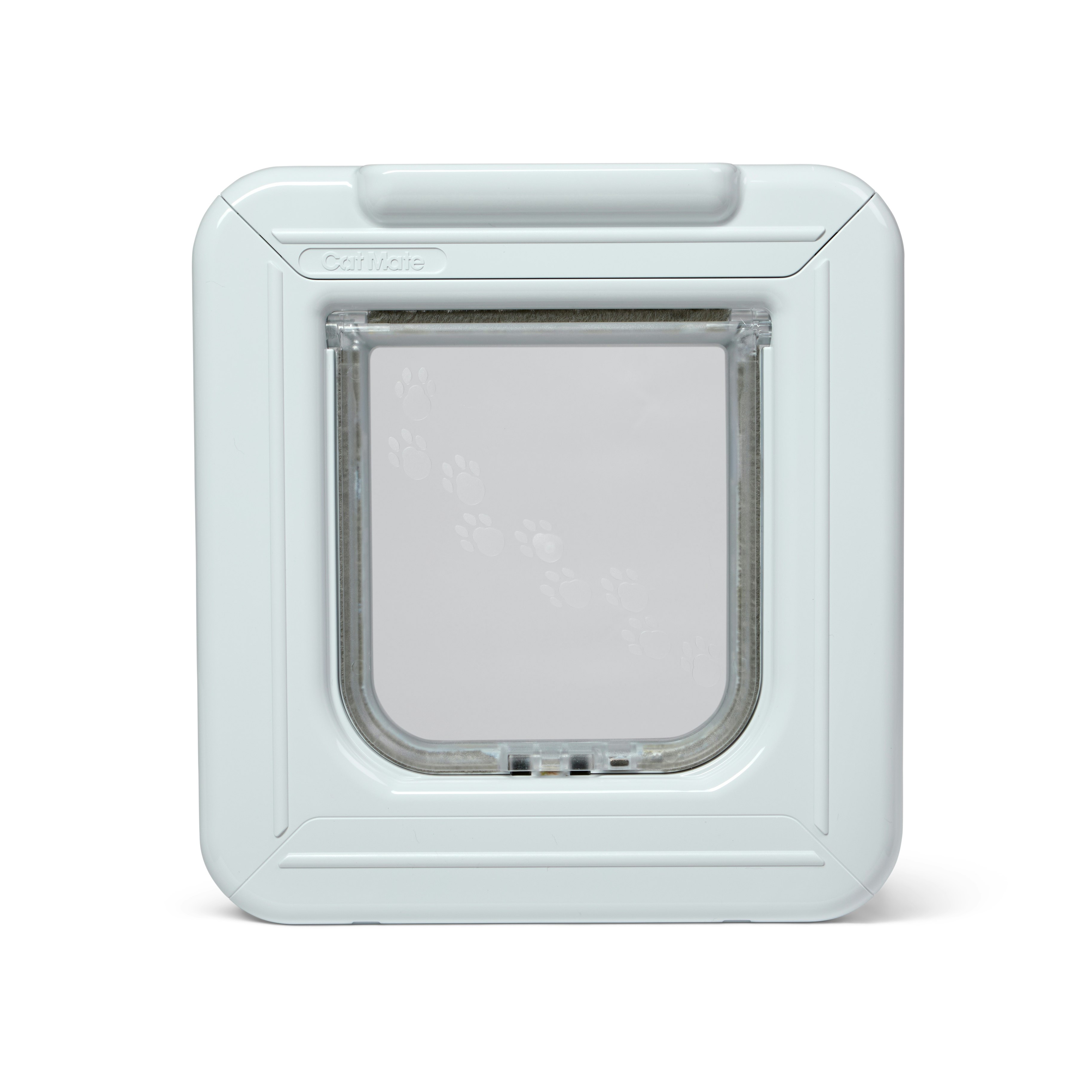 Cat Mate Elite I.D. Disc Cat Flap with Timer Control – White (305W