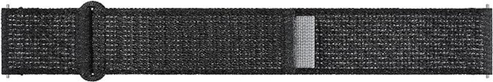 image 1 of Samsung Galaxy Watch 4-5-6 One Click Fabric Band 20mm M-L Black - ET-SVR94LBEGEU
