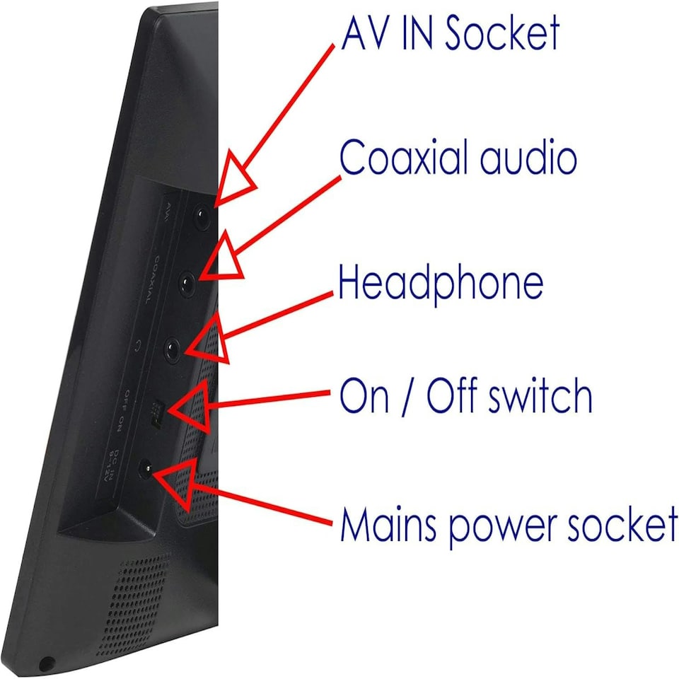 image 1 of 10 inch Wide Super VGA Digital Portable TV