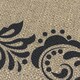 image 4 of JVL Elegance Machine Washable Entrance Runner Doormat, 50x150cm - Scroll