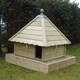 image 1 of Aylesbury Square Floating Duck House, Waterfowl Nesting Box for Pond or Lake Brown | One Size