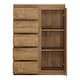 image 2 of Fribo 1 Door 5 Drawer Cabinet in Oak