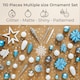 image 3 of Neo Large 110PCS Christmas Tree Bauble Ornaments Set | Blue