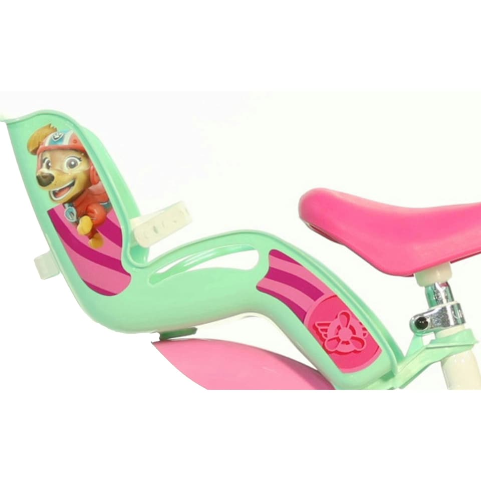 image 1 of Dino Kids Bike Paw Patrol 12 inch Bicycle Pink | Multi