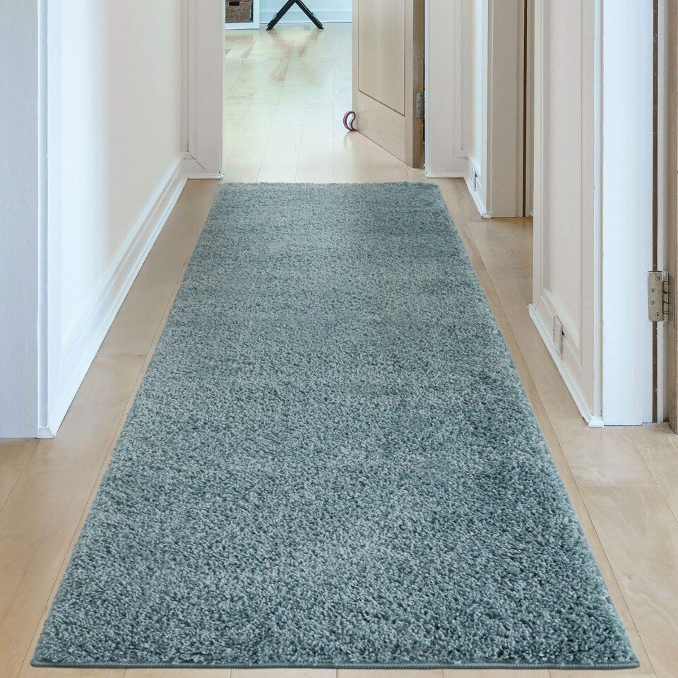image 1 of The Rugs Myshaggy Collection Plain Soft High Pile Shaggy Floor Rugs and Runners Living Room Bedroom