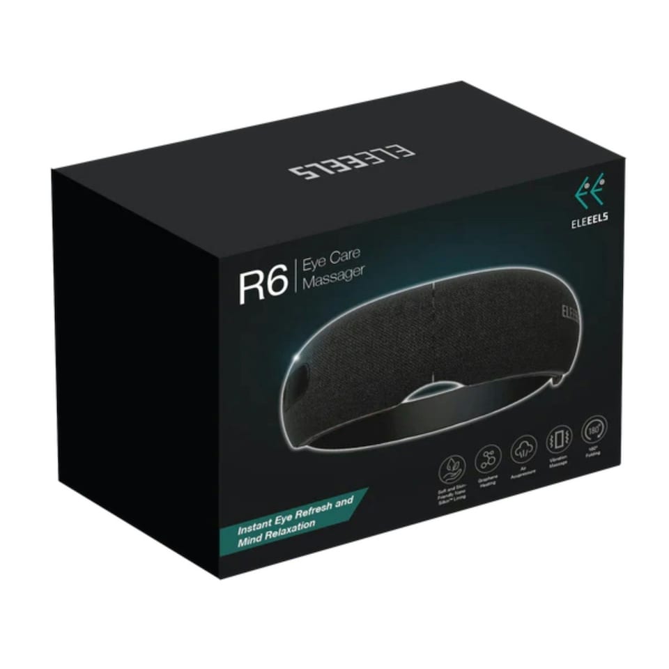 image 1 of Eleeels R6 Eye Care Massager with Air Acupressure - 4 Modes for Ultimate Relaxation