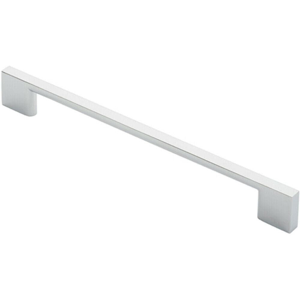 Loops Slim D Shape Pull Handle 220 x 8.5mm 192mm Fixing Centres Polished Chrome
