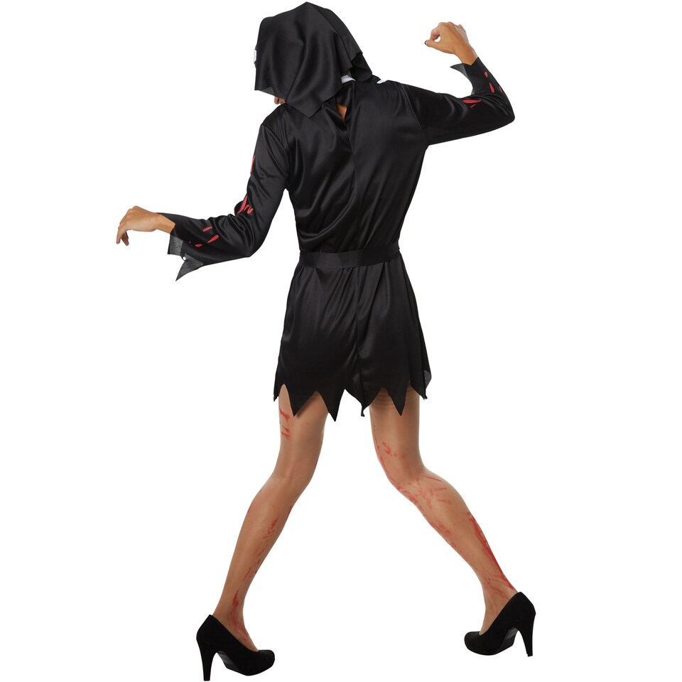 image 1 of Scary Nun - Halloween fancy dress costume for women | Black | black/white | 1