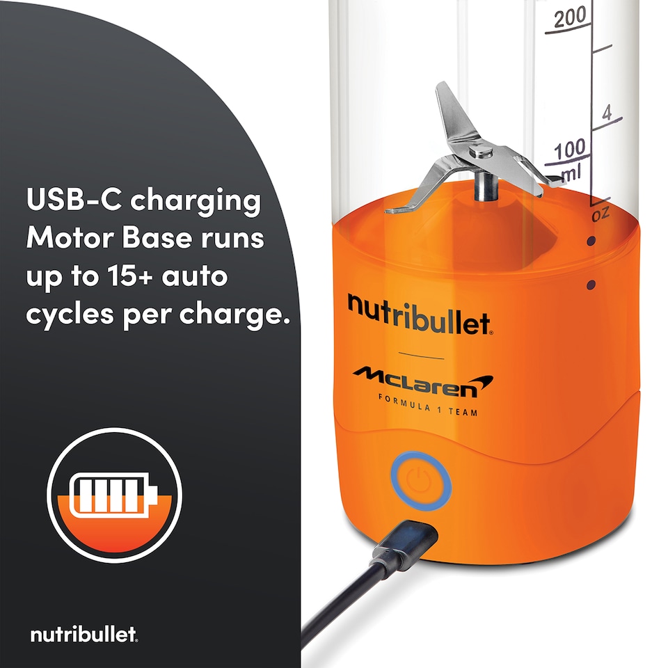 image 1 of nutribullet x McLaren F1 Team Portable Blender - Papaya | Orange