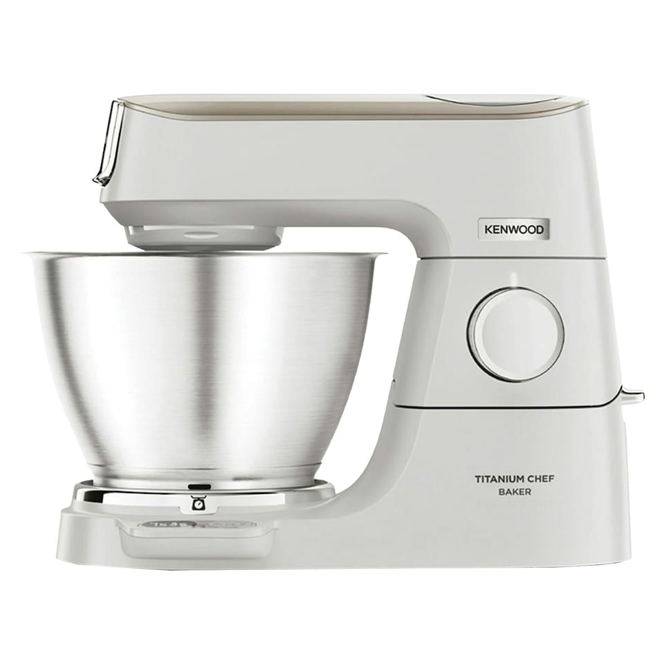 image 1 of Kenwood Stand Mixer, Titanium Chef Baker, 5L White