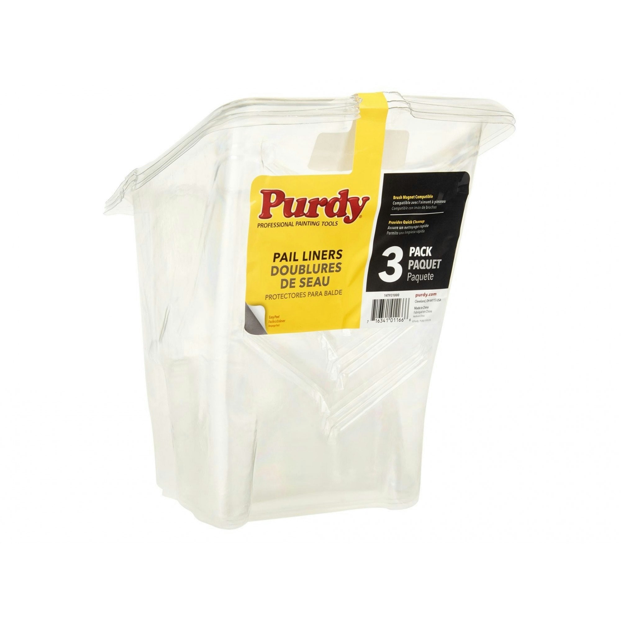 Purdy Painter's Pail Liners (pack 3) - Multi Colour - One Size