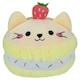 image 1 of Macaroon Cat Soft Toy Cute Plushie Huggable Cuddly Stuffed Toy 23cm Yellow