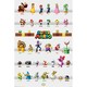 image 1 of Super Mario Poster Character Parade 278 - Multicoloured - One Size