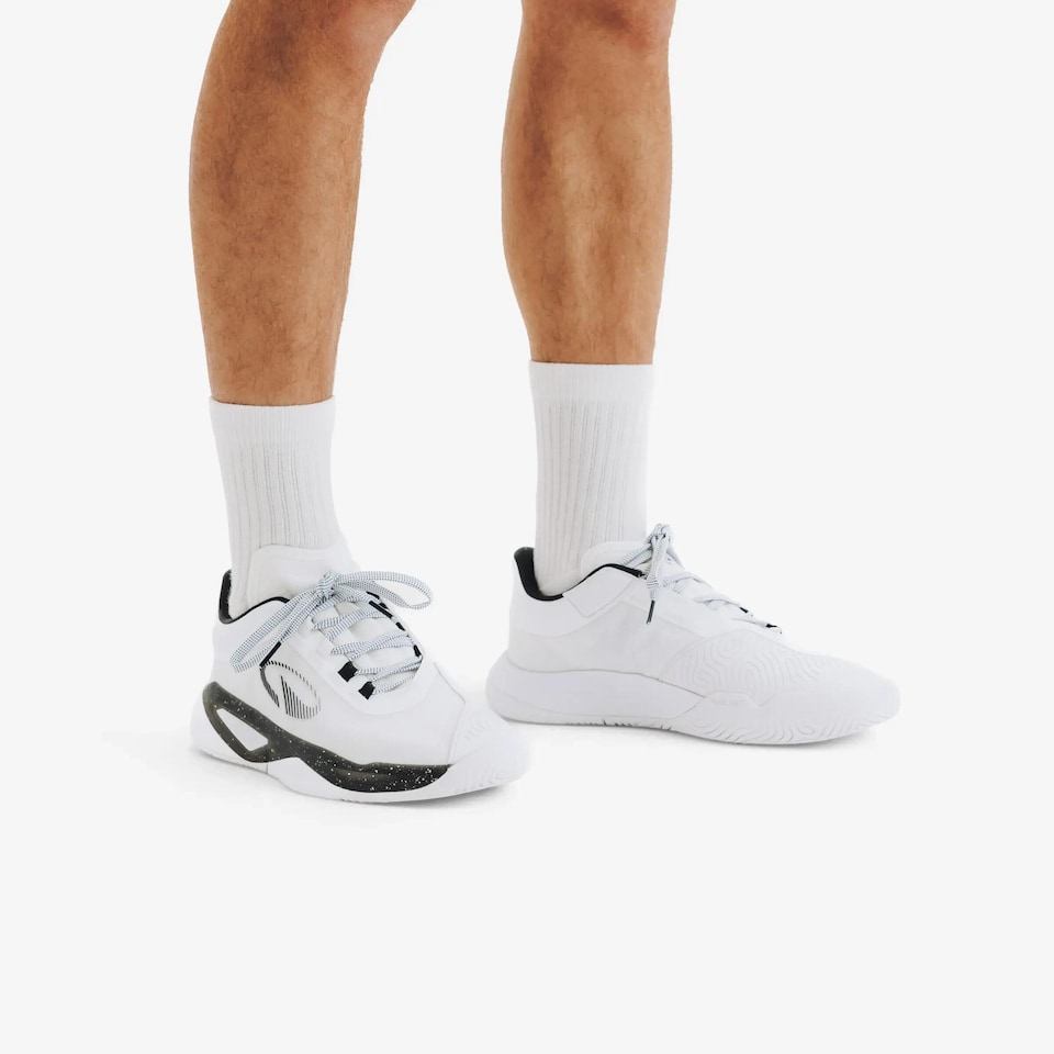 image 1 of Decathlon Men's Durable Multi-Court Tennis Shoes Unrupt Pro - White
