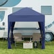 image 8 of Outsunny 2mx2m Pop Up Gazebo Party Tent Canopy Marquee with Storage Bag Blue