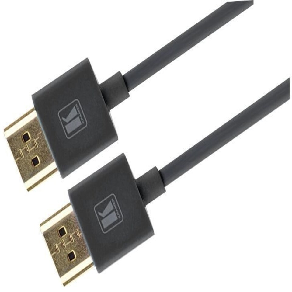KRAMER Premium High Speed HDMI Lead Ultra Slim Flexible Lead, 3m Black