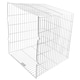 image 1 of SPARES2GO Universal Zinc Coated Terminal Guard Square Deep Boiler Flue Cage (11'' x 10'' x 10.5'')