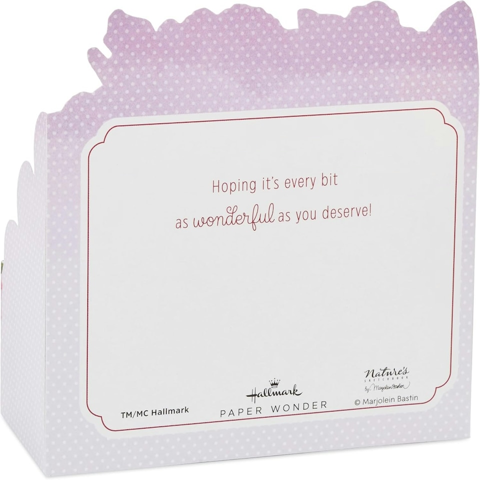 image 1 of Marjolein Bastin 3D Pop-Up Flowers Design Paper Wonder Any Occasion Card