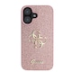 image 3 of Guess IML Glitter Circle Case with MagSafe for iPhone 16 6.1 Pink