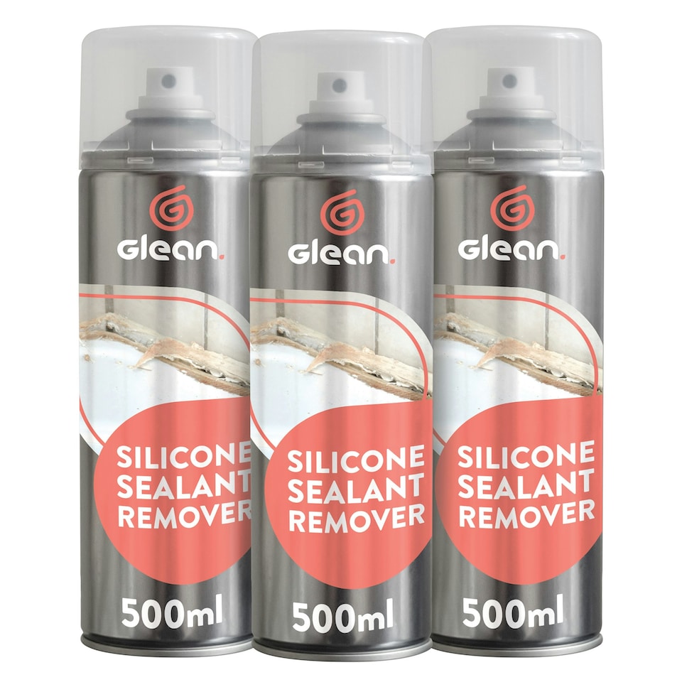 image 1 of Glean Silicone Sealant Remover Spray - 500ml - 3-Pack