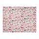 image 3 of Furn Festive Bows Printed Fleece Throw | Red | Berry/Pine | 1