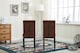 image 4 of Set of 2 Tufted Button Back Suede Fabric Dining Chairs Brown by MCC Direct