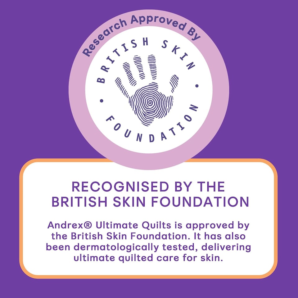 image 1 of Andrex Ultimate Quilts Toilet Paper 48 Rolls, Air Pocket Technology for Soft, Thick Sheets - Bulk Pack of 48 Quilted Toilet Rolls, FSC Certified | Purple | 1 Pack | 48