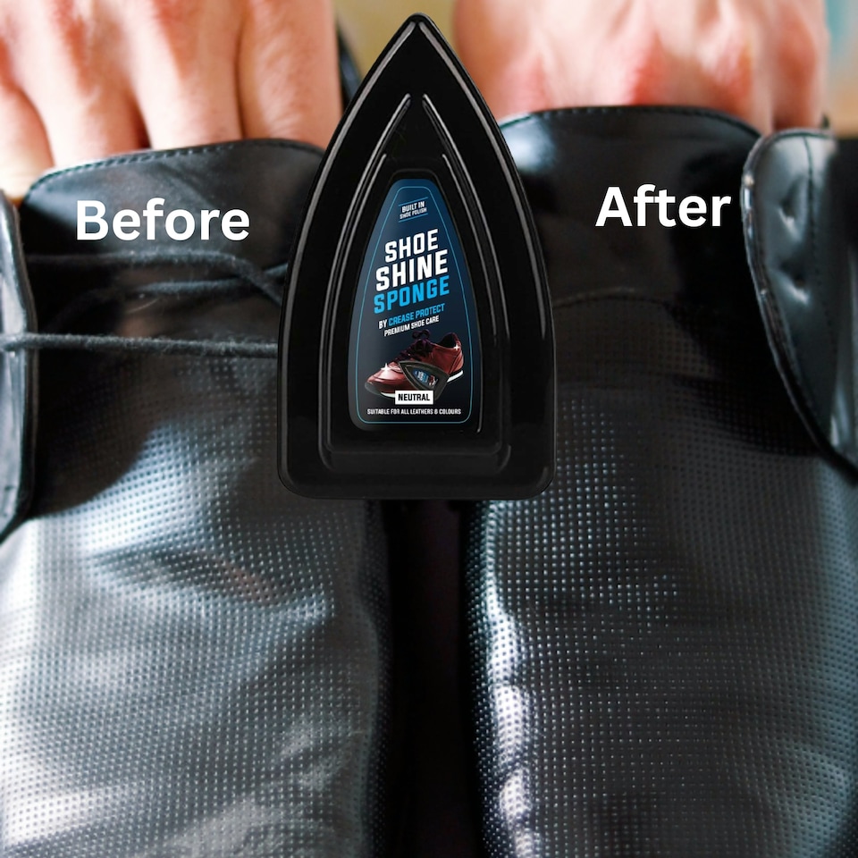 image 1 of Shoe Shine Sponge - Natural Conditioner and Restorer