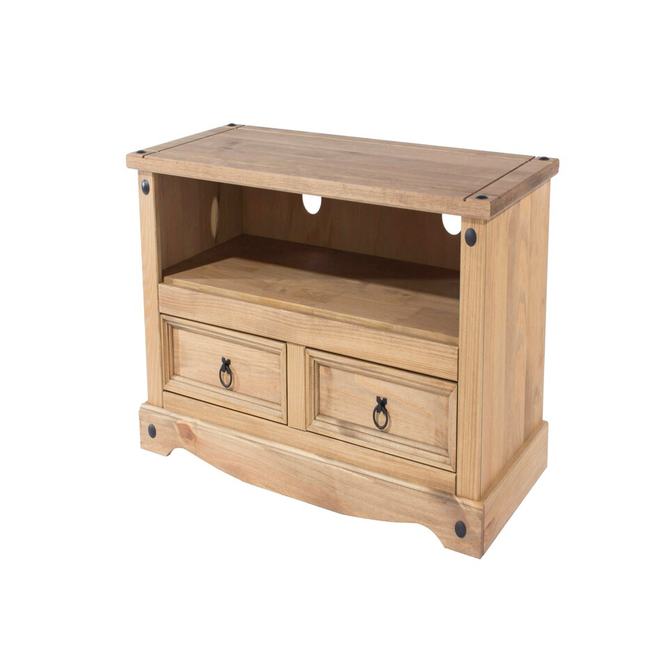 image 1 of Core Products Corona, Flat Screen TV Unit H51cm x W95cm x D43cm Brown
