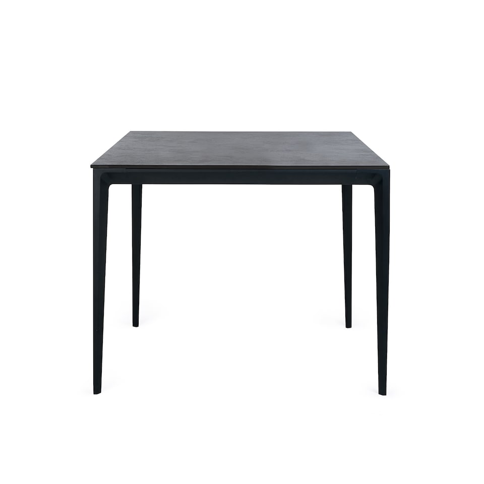 image 1 of Miami Square Stone Top Dining Table - Slate Grey