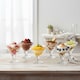 image 2 of Ice Ville Classic Footed Ice Cream Bowls Glass Sundae Dessert Cups Set Barware | Clear | Set of 6