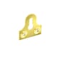 image 2 of Securit Slotted Glass Plates (Pack Of 2) - Electro Brass - 38mm