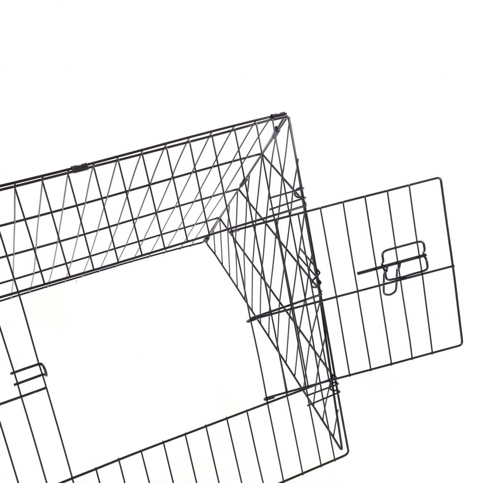 image 1 of Oypla 48" Metal Triangle Rabbit Guinea Pig Pet Hutch Run Cage Playpen