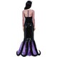 image 3 of The Little Mermaid Womens/Ladies Evil Sea Witch Costume Dress - Black - 16 UK - 18 UK One Size