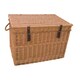 image 2 of 72cm Wicker Chest Storage Basket | Brown | Brown | One Size