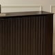 image 3 of OHS Ribbed Large Radiator Cover Slatted Engineered Wood | Brown | Dark Brown Wood