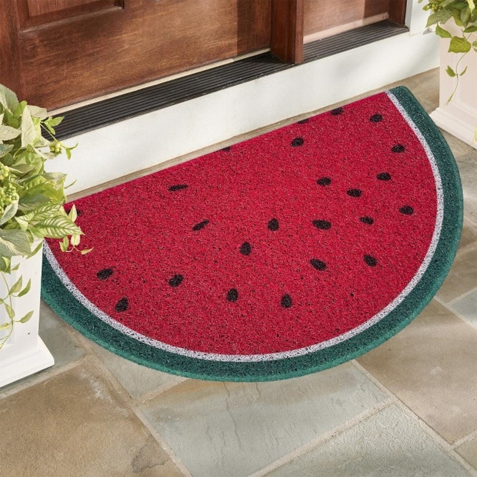 image 1 of Nicoman Watermelon Halfmoon Door Mat