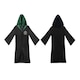 image 3 of Harry Potter Costume - 4Pcs - Slytherin Cloak, Tie, Tattoos & Wand | Multi | S