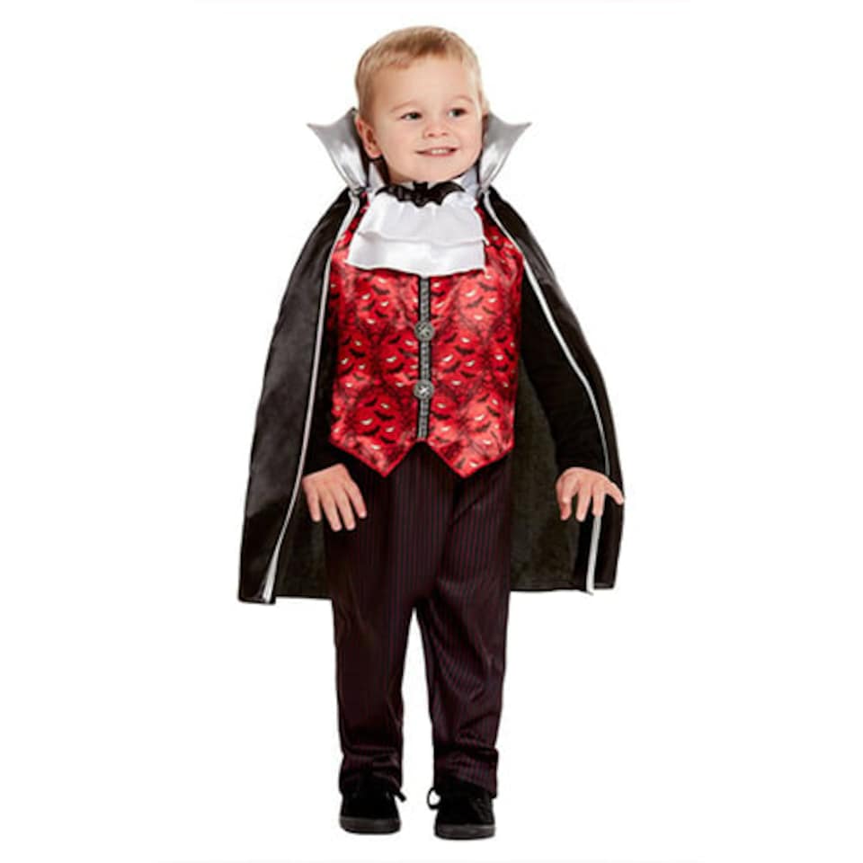 image 1 of Vampire Fancy Dress Costume Unisex Toddler Age 1-2