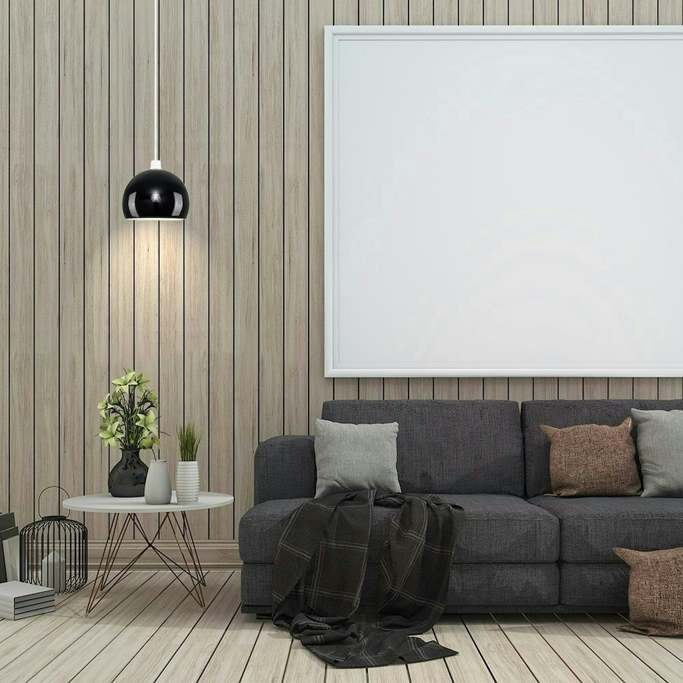 image 1 of ValueLights Retro Black Arco Style Dome Ceiling Pendant Light Shade