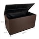 image 5 of Rattan Cushion Storage Box - Brown