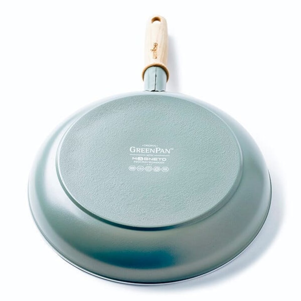 image 1 of GreenPan Mayflower Non-Stick 20cm & 24cm Frying Pan Set with Spatula